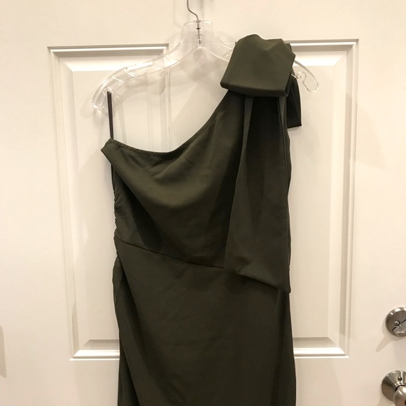 New PRETTY GARDEN One Shoulder Long Gown Maxi Dress NWT - Picture 10 of 14